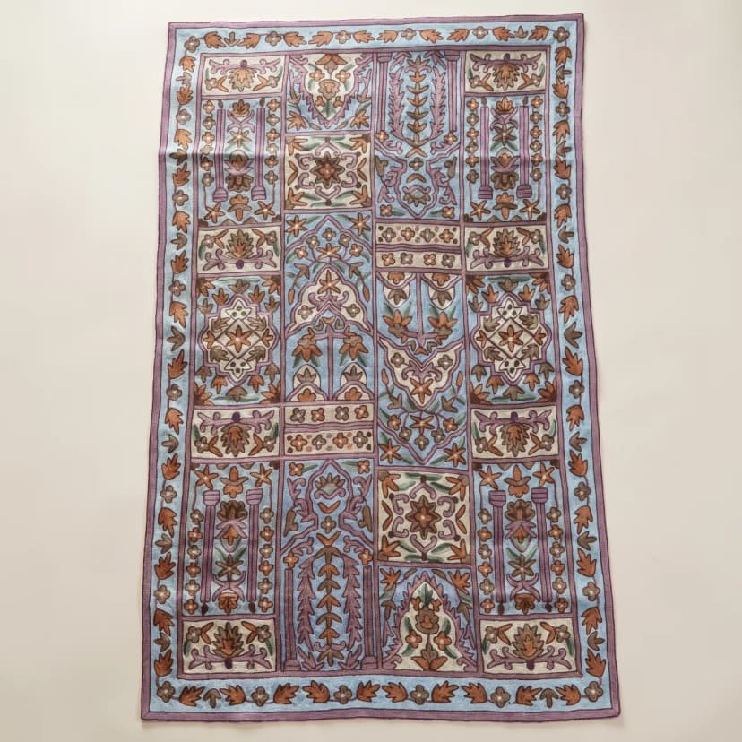 3 ft × 5 ft - Mehrab Garden Aari Rug