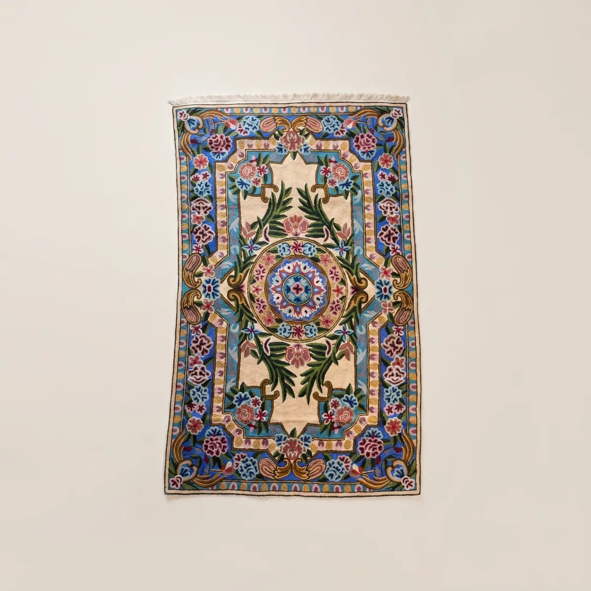 2.5 ft × 4 ft - Mehrunisa Floral Panel Rug — view 1