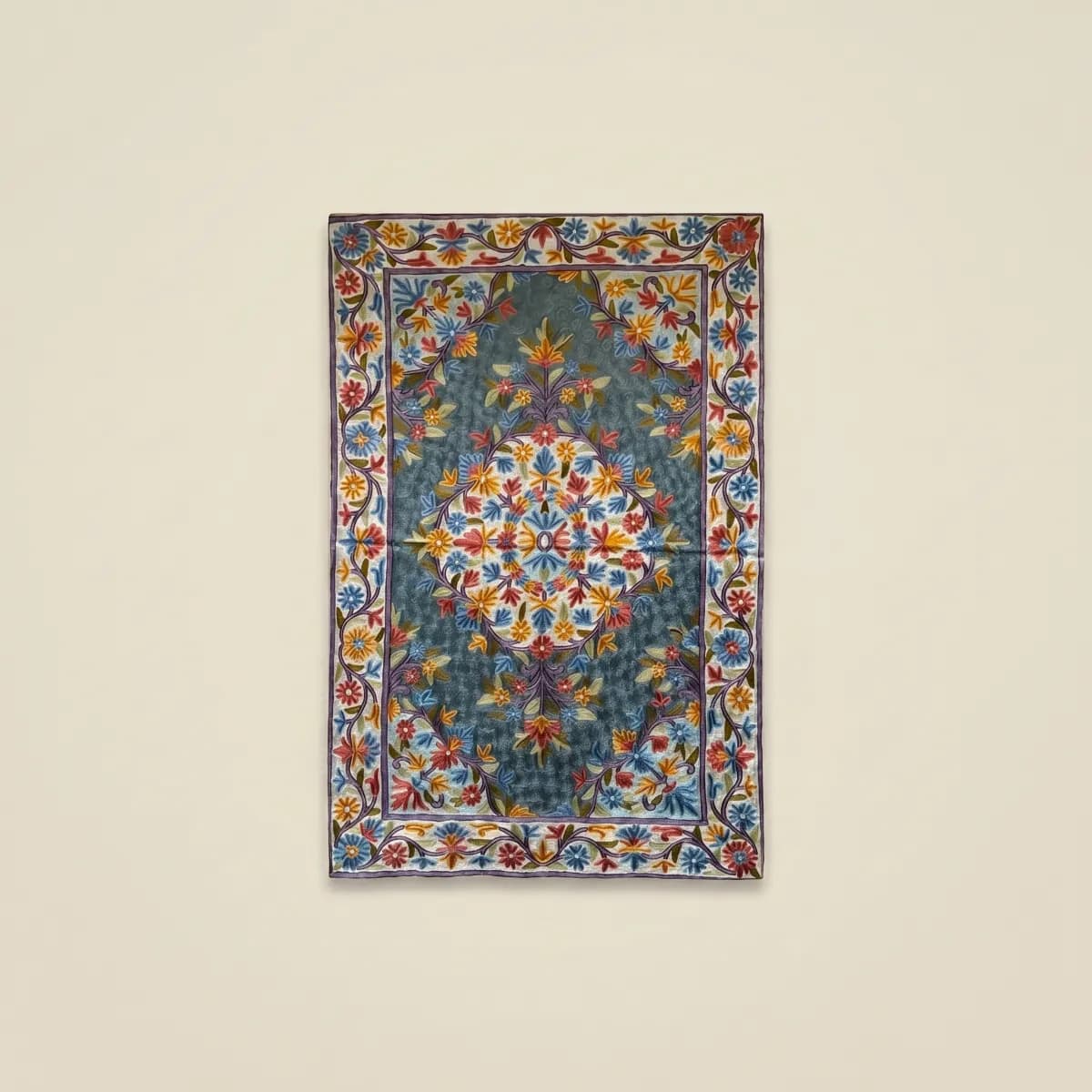 2.5 ft × 4 ft - Parizaad Floral Weave Rug — view 1